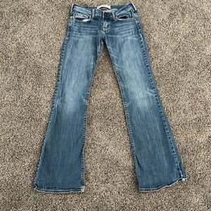 Hollister social stretch bootcut denim sz 3R (W 26 L 33)